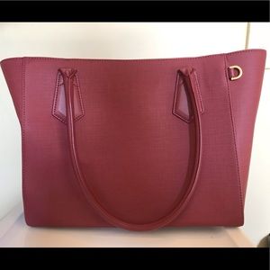 Dagne Dover Classic Tote Dark Cherry